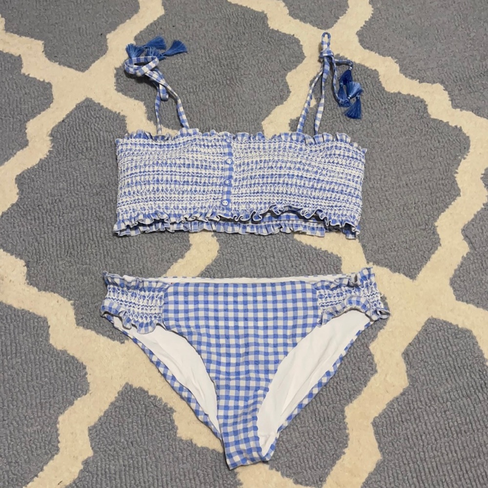 Red Carter Gingham Swimsuit